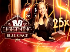 Lightning Blackjack live casino